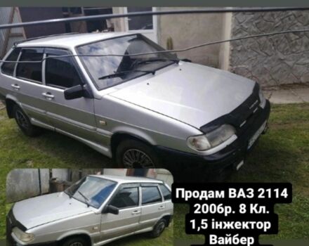 Серый ВАЗ 2114 Самара, объемом двигателя 1.5 л и пробегом 148 тыс. км за 1600 $, фото 1 на Automoto.ua