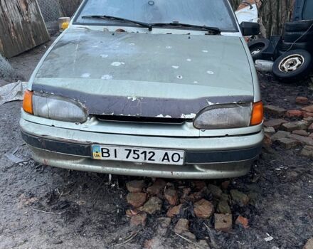 Серый ВАЗ 2114 Самара, объемом двигателя 1.5 л и пробегом 2 тыс. км за 500 $, фото 1 на Automoto.ua