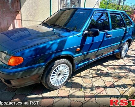 Синий ВАЗ 2114 Самара, объемом двигателя 1.5 л и пробегом 140 тыс. км за 2600 $, фото 1 на Automoto.ua