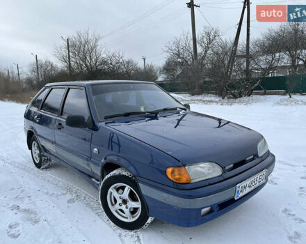 Синий ВАЗ 2114 Самара, объемом двигателя 1.5 л и пробегом 200 тыс. км за 2000 $, фото 3 на Automoto.ua
