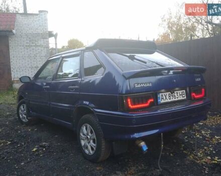 Синій ВАЗ 2114 Самара, об'ємом двигуна 1.5 л та пробігом 200 тис. км за 1200 $, фото 1 на Automoto.ua