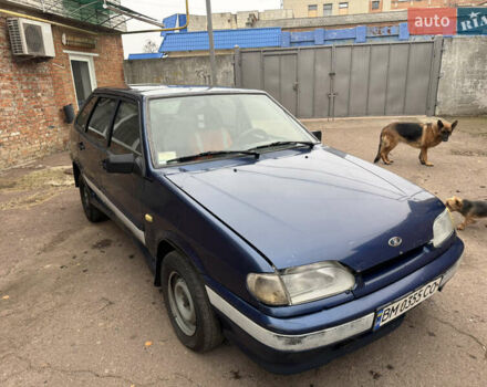 Синий ВАЗ 2114 Самара, объемом двигателя 1.5 л и пробегом 300 тыс. км за 950 $, фото 1 на Automoto.ua