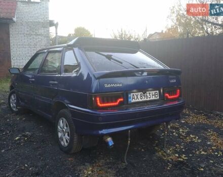 Синій ВАЗ 2114 Самара, об'ємом двигуна 1.5 л та пробігом 200 тис. км за 1200 $, фото 12 на Automoto.ua