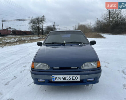 Синий ВАЗ 2114 Самара, объемом двигателя 1.5 л и пробегом 200 тыс. км за 2000 $, фото 2 на Automoto.ua