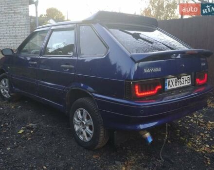 Синій ВАЗ 2114 Самара, об'ємом двигуна 1.5 л та пробігом 200 тис. км за 1200 $, фото 2 на Automoto.ua