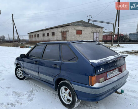 Синий ВАЗ 2114 Самара, объемом двигателя 1.5 л и пробегом 200 тыс. км за 2000 $, фото 6 на Automoto.ua
