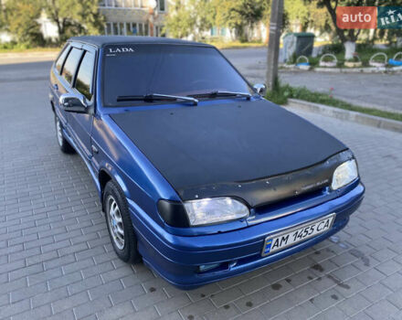 Синий ВАЗ 2114 Самара, объемом двигателя 1.6 л и пробегом 232 тыс. км за 1750 $, фото 4 на Automoto.ua