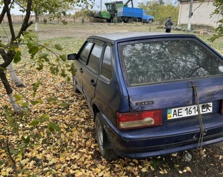 Синий ВАЗ 2114 Самара, объемом двигателя 1.5 л и пробегом 220 тыс. км за 1100 $, фото 4 на Automoto.ua