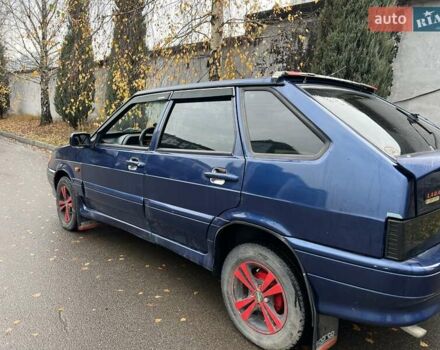Синий ВАЗ 2114 Самара, объемом двигателя 1.6 л и пробегом 165 тыс. км за 2200 $, фото 4 на Automoto.ua