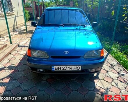 Синий ВАЗ 2114 Самара, объемом двигателя 1.5 л и пробегом 140 тыс. км за 2600 $, фото 1 на Automoto.ua