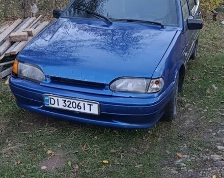 Синий ВАЗ 2114 Самара, объемом двигателя 1.5 л и пробегом 200 тыс. км за 498 $, фото 1 на Automoto.ua
