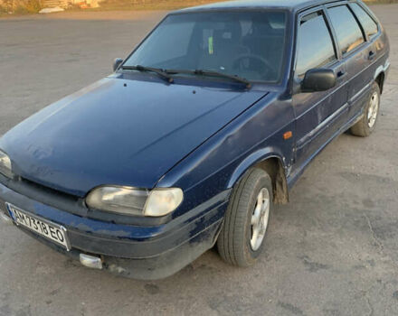 Синій ВАЗ 2114 Самара, об'ємом двигуна 1.5 л та пробігом 300 тис. км за 1300 $, фото 1 на Automoto.ua