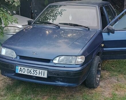 Синий ВАЗ 2114 Самара, объемом двигателя 1.5 л и пробегом 280 тыс. км за 1600 $, фото 1 на Automoto.ua