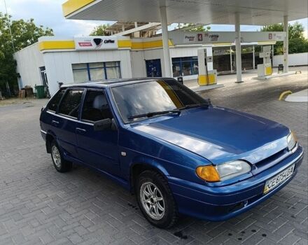 Синий ВАЗ 2114 Самара, объемом двигателя 1.5 л и пробегом 113 тыс. км за 1100 $, фото 1 на Automoto.ua