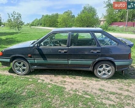 Синий ВАЗ 2114 Самара, объемом двигателя 1.5 л и пробегом 200 тыс. км за 1650 $, фото 1 на Automoto.ua