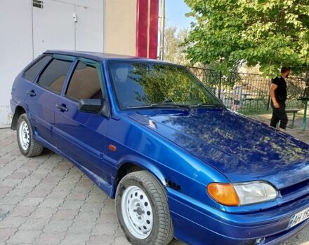 Синий ВАЗ 2114 Самара, объемом двигателя 1.6 л и пробегом 188 тыс. км за 1700 $, фото 1 на Automoto.ua