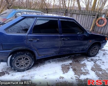 Синий ВАЗ 2114 Самара, объемом двигателя 1.6 л и пробегом 105 тыс. км за 2200 $, фото 1 на Automoto.ua