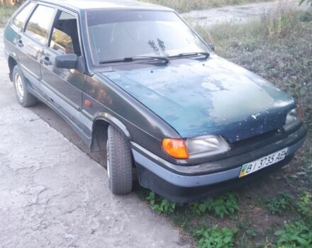 Зеленый ВАЗ 2114 Самара, объемом двигателя 1.5 л и пробегом 150 тыс. км за 1430 $, фото 1 на Automoto.ua