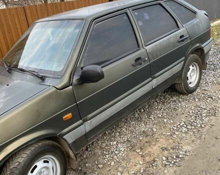 Зеленый ВАЗ 2114 Самара, объемом двигателя 1.6 л и пробегом 245 тыс. км за 1350 $, фото 12 на Automoto.ua