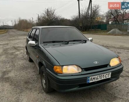 Зелений ВАЗ 2114 Самара, об'ємом двигуна 1.5 л та пробігом 267 тис. км за 2000 $, фото 1 на Automoto.ua