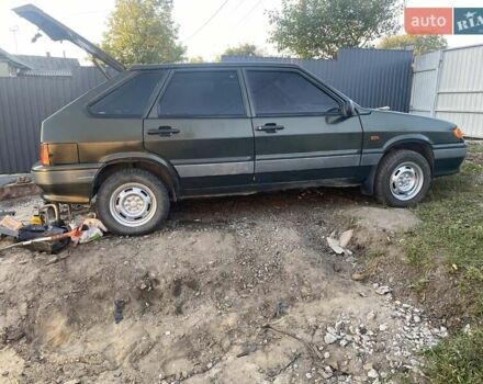 Зеленый ВАЗ 2114 Самара, объемом двигателя 1.6 л и пробегом 245 тыс. км за 1350 $, фото 4 на Automoto.ua