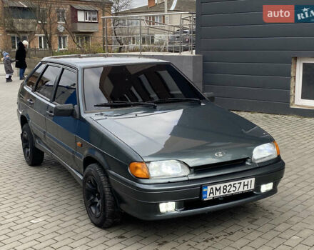 Зеленый ВАЗ 2114 Самара, объемом двигателя 1.6 л и пробегом 263 тыс. км за 1650 $, фото 8 на Automoto.ua