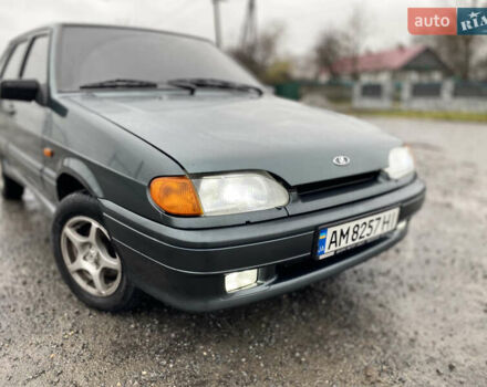 Зеленый ВАЗ 2114 Самара, объемом двигателя 1.6 л и пробегом 263 тыс. км за 1650 $, фото 1 на Automoto.ua