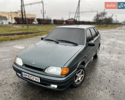 Зеленый ВАЗ 2114 Самара, объемом двигателя 1.6 л и пробегом 263 тыс. км за 1650 $, фото 6 на Automoto.ua