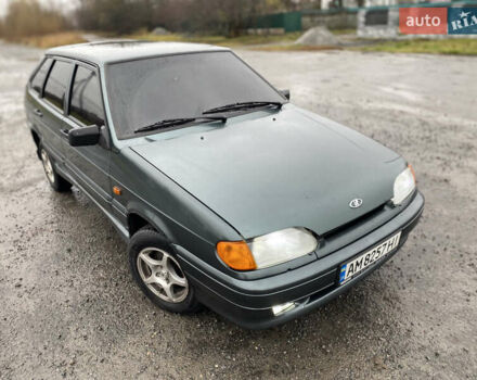 Зеленый ВАЗ 2114 Самара, объемом двигателя 1.6 л и пробегом 263 тыс. км за 1650 $, фото 2 на Automoto.ua