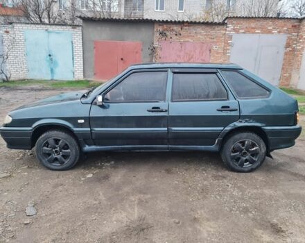 Зеленый ВАЗ 2114 Самара, объемом двигателя 1.6 л и пробегом 188 тыс. км за 1700 $, фото 1 на Automoto.ua