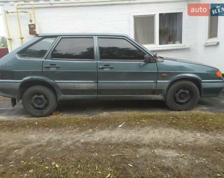 Зеленый ВАЗ 2114 Самара, объемом двигателя 1.6 л и пробегом 300 тыс. км за 850 $, фото 3 на Automoto.ua