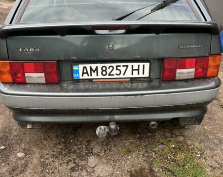Зеленый ВАЗ 2114 Самара, объемом двигателя 1.6 л и пробегом 199 тыс. км за 1750 $, фото 2 на Automoto.ua