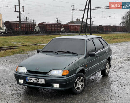 Зеленый ВАЗ 2114 Самара, объемом двигателя 1.6 л и пробегом 263 тыс. км за 1650 $, фото 5 на Automoto.ua