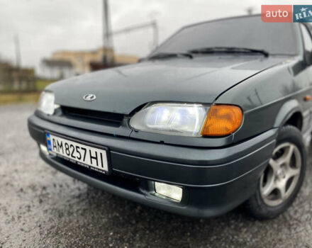 Зеленый ВАЗ 2114 Самара, объемом двигателя 1.6 л и пробегом 263 тыс. км за 1650 $, фото 7 на Automoto.ua