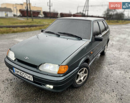 Зеленый ВАЗ 2114 Самара, объемом двигателя 1.6 л и пробегом 263 тыс. км за 1650 $, фото 8 на Automoto.ua