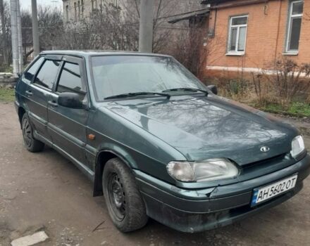 Зеленый ВАЗ 2114 Самара, объемом двигателя 1.6 л и пробегом 188 тыс. км за 1501 $, фото 2 на Automoto.ua
