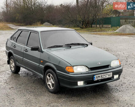 Зеленый ВАЗ 2114 Самара, объемом двигателя 1.6 л и пробегом 263 тыс. км за 1650 $, фото 3 на Automoto.ua