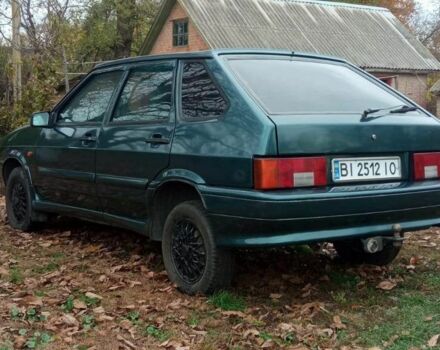 Зеленый ВАЗ 2114 Самара, объемом двигателя 1.6 л и пробегом 145 тыс. км за 2600 $, фото 1 на Automoto.ua