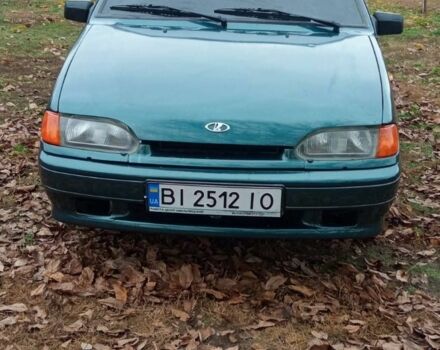 Зеленый ВАЗ 2114 Самара, объемом двигателя 1.6 л и пробегом 145 тыс. км за 2600 $, фото 2 на Automoto.ua