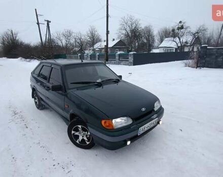 Зеленый ВАЗ 2114 Самара, объемом двигателя 1.5 л и пробегом 81 тыс. км за 1800 $, фото 1 на Automoto.ua