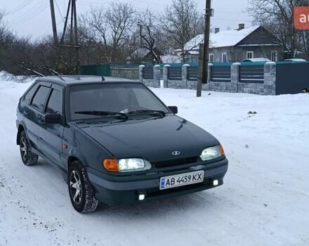 Зеленый ВАЗ 2114 Самара, объемом двигателя 1.5 л и пробегом 85 тыс. км за 1750 $, фото 1 на Automoto.ua