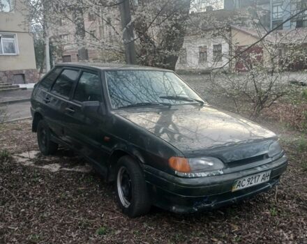 Зеленый ВАЗ 2114 Самара, объемом двигателя 1 л и пробегом 160 тыс. км за 850 $, фото 1 на Automoto.ua