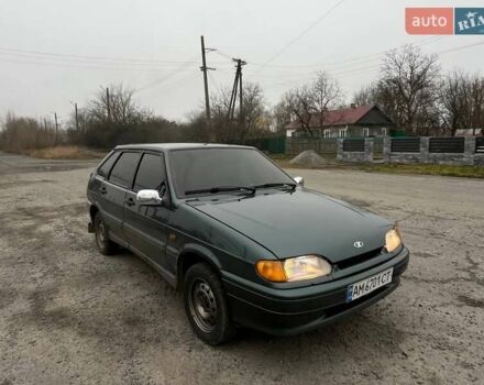 Зелений ВАЗ 2114 Самара, об'ємом двигуна 1.5 л та пробігом 267 тис. км за 2000 $, фото 1 на Automoto.ua