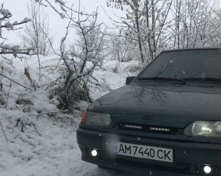 Зеленый ВАЗ 2114 Самара, объемом двигателя 1.6 л и пробегом 254 тыс. км за 2200 $, фото 1 на Automoto.ua