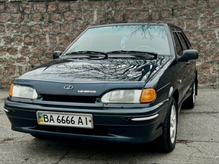 Зеленый ВАЗ 2114 Самара, объемом двигателя 1.6 л и пробегом 115 тыс. км за 2300 $, фото 1 на Automoto.ua