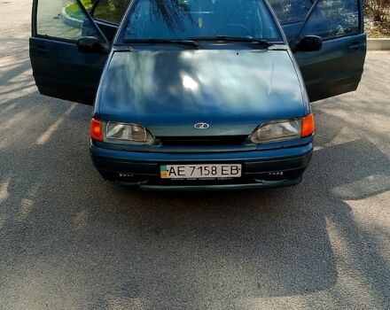 Зеленый ВАЗ 2114 Самара, объемом двигателя 1.6 л и пробегом 219 тыс. км за 1200 $, фото 1 на Automoto.ua