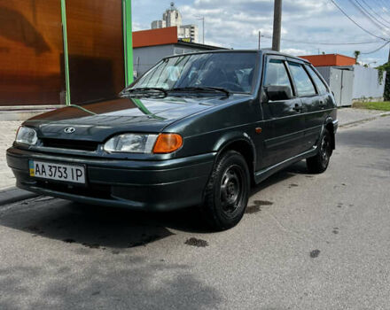 Зеленый ВАЗ 2114 Самара, объемом двигателя 1.6 л и пробегом 91 тыс. км за 3500 $, фото 1 на Automoto.ua