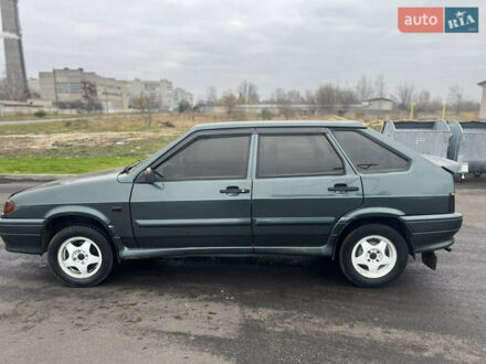 Зеленый ВАЗ 2114 Самара, объемом двигателя 1.6 л и пробегом 176 тыс. км за 2700 $, фото 1 на Automoto.ua