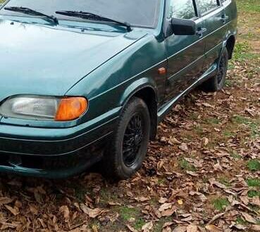 Зеленый ВАЗ 2114 Самара, объемом двигателя 1.6 л и пробегом 145 тыс. км за 2600 $, фото 1 на Automoto.ua