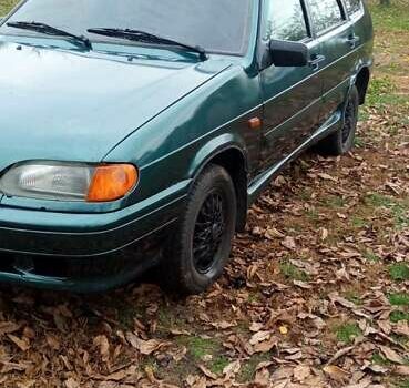 Зеленый ВАЗ 2114 Самара, объемом двигателя 1.6 л и пробегом 145 тыс. км за 2600 $, фото 1 на Automoto.ua